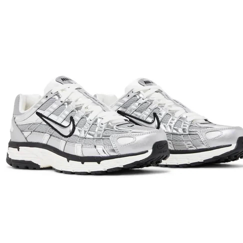 Nike Metallic P-6000 Silver 0812